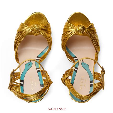 gucci sandals gold|Gucci sandals.